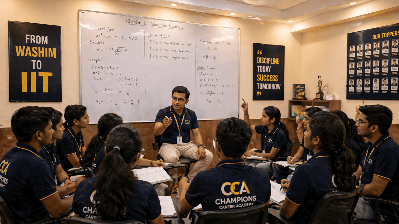 Interactive Doubt Sessions at Champions Career Academy Washim